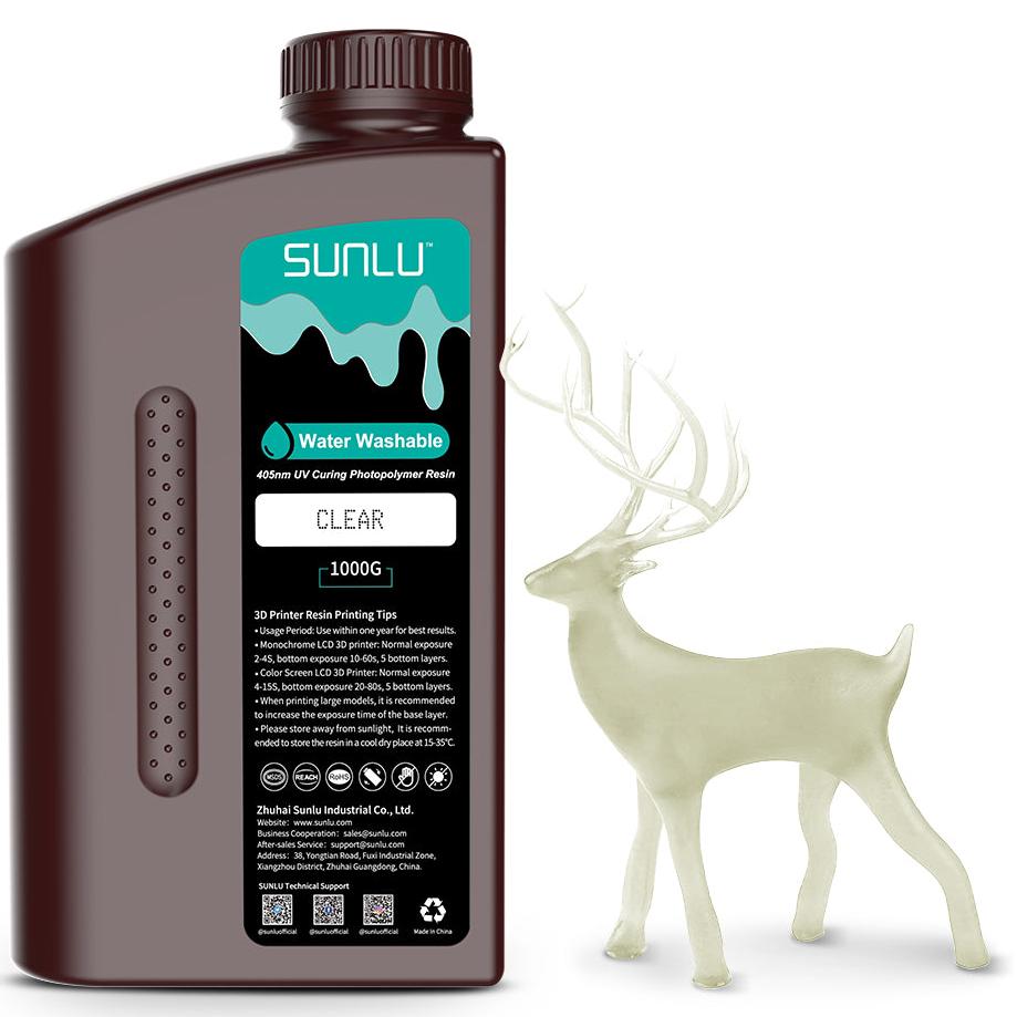 Sunlu Water Washable, Прозрачная