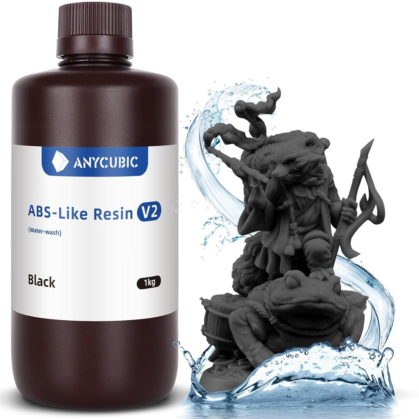 Anycubic ABS Like V2 (водорастворимая), Черная