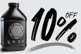 Скидка 10% на все фотополимеры при покупке LCD принтера
