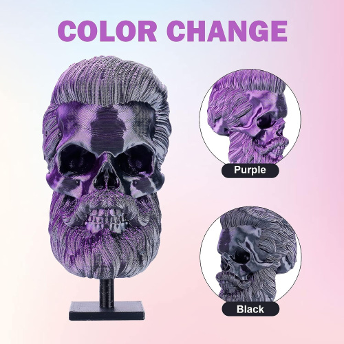 ERYONE Silk Dual-Color PLA, Black & Purple