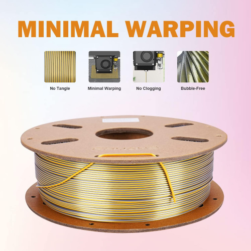 ERYONE Silk Dual-Color PLA, Gold & Silver